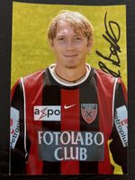Roland Bättig Autogrammkarte signiert Fussball Xamax