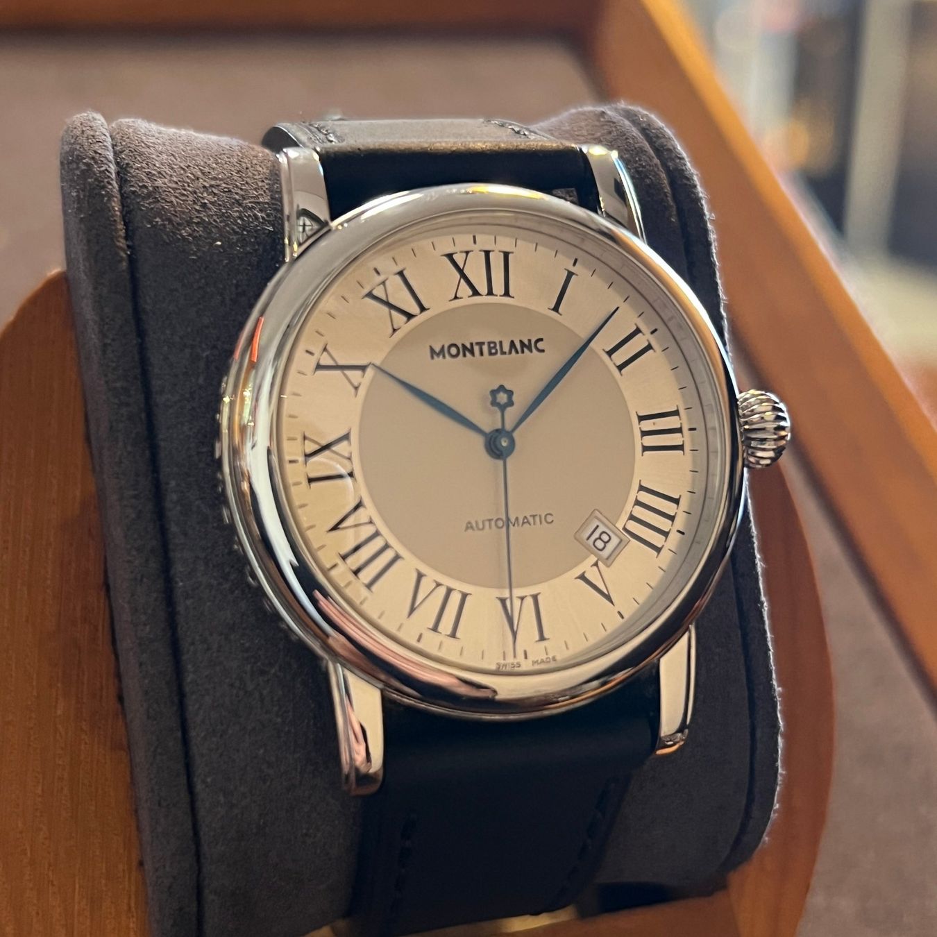 Montblanc Montres: Montblanc Star Meisterstück Automatic Date 7068 – D'occasion à Carouge GE par Watchaser 1