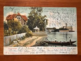 Postkarte Langenargen Schloss Montfort 1905 Litho (P543)