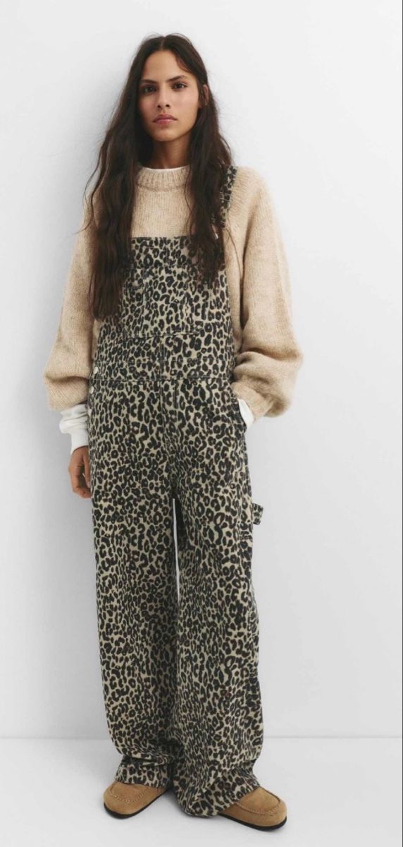Pull&Bear Hosen: Latzhose Leopard Pull&Bear Gr. S – Neu (gemäss Beschreibung) aus Winterthur von Ste_Uho