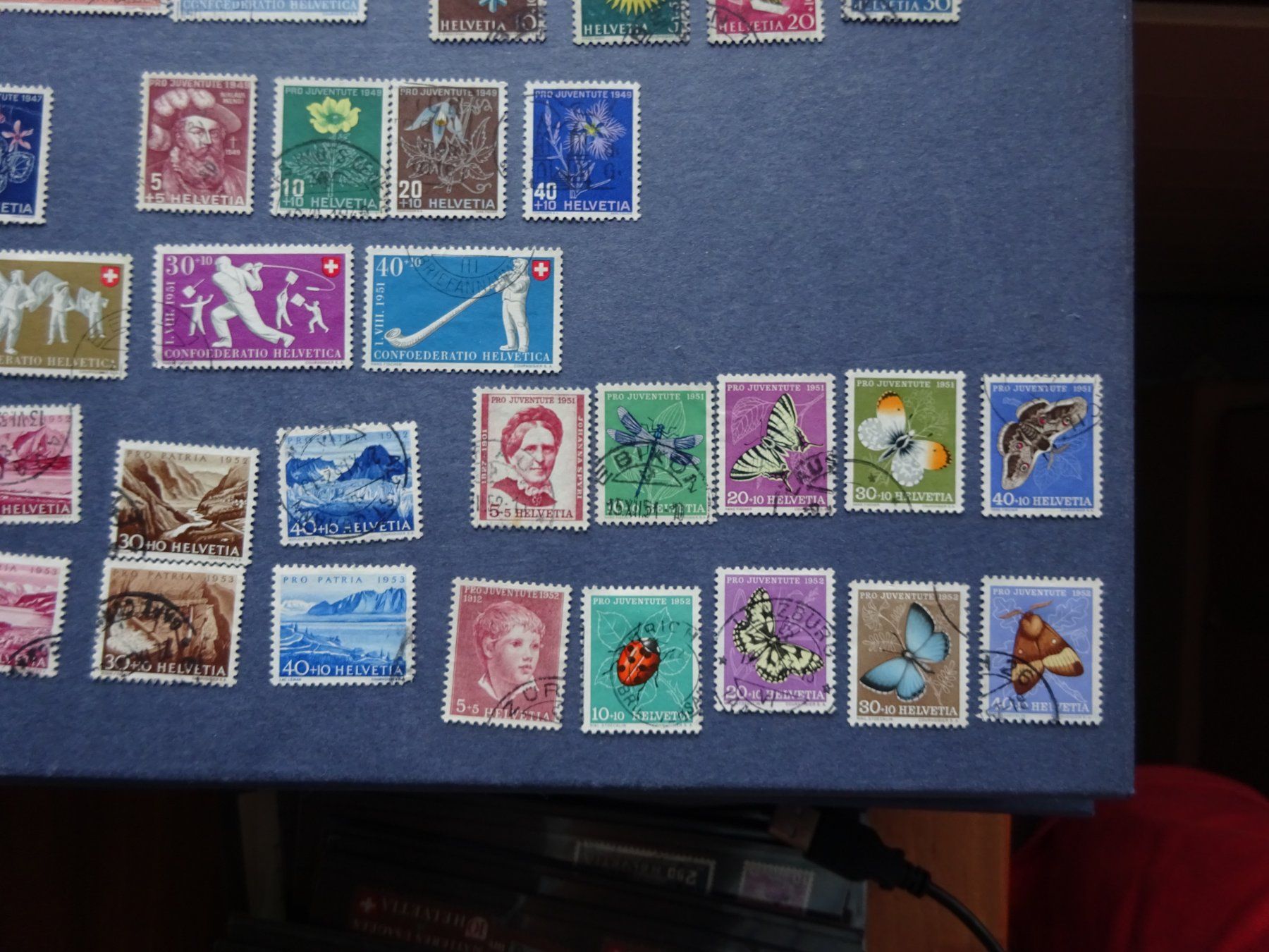 Tutti i francobolli: Lot Briefmarken ab 1946 gestempelt – Usato da Appenzell-Steinegg venduto da adi1975 4