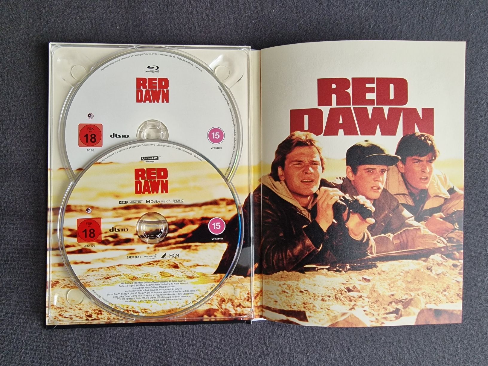 Tutti i DVDs: Red Dawn - Limited Mediabook - 4k - uncut – Nuovo (secondo la descrizione) da Stein AG venduto da eMODy 2