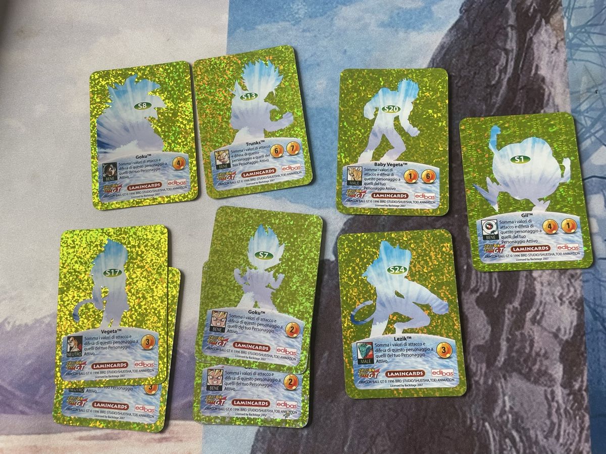 Cartoline: Carte Dragon Ball GT Lamincards – Usato da S. Pietro venduto da fil_yhb9 1