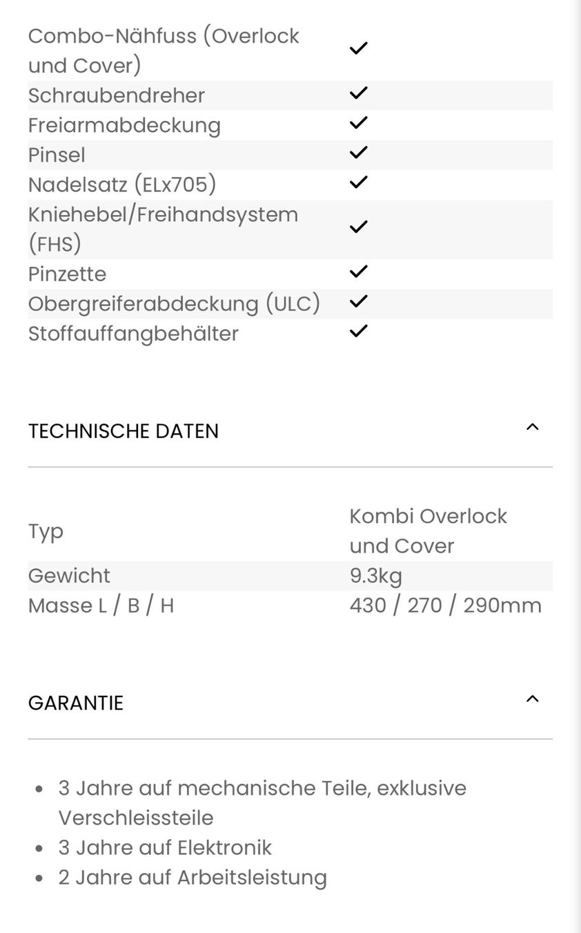 Macchine da cucire: Frisch ab Service! Bernette B68 Over/Coverlock – Nuovo (secondo la descrizione) da Regensdorf venduto da sugusli2007 4