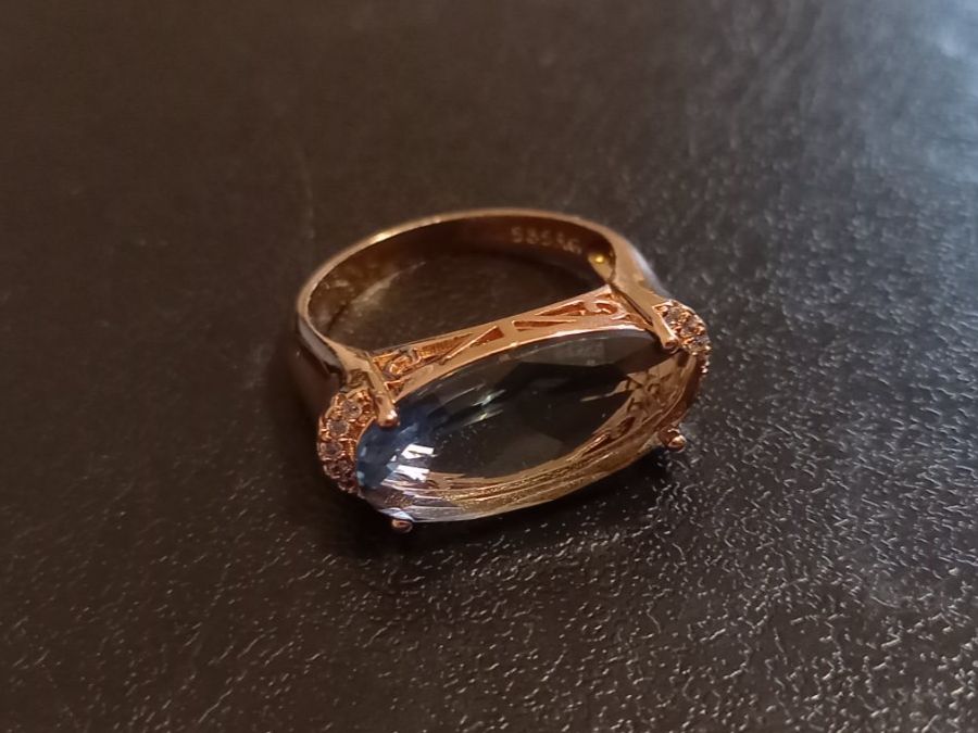 Ringe: Vergoldet Ring, Grösse 9 (59.5) – Gebraucht aus St-Prex von big_c6bb