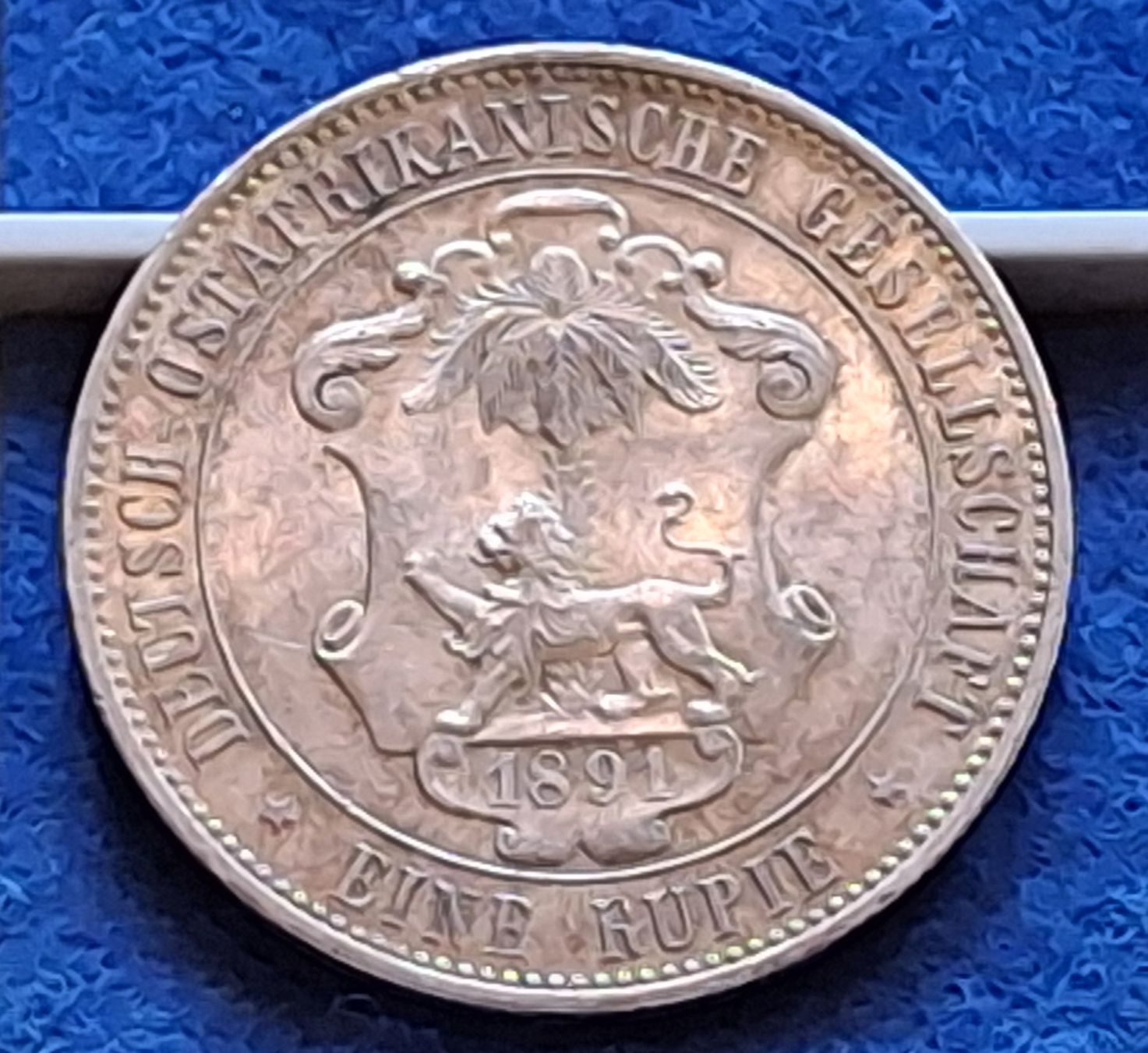 Alle Münzen: DOA - 1 RUPIE 1891 – Gebraucht aus Boniswil von dpd4coins 1