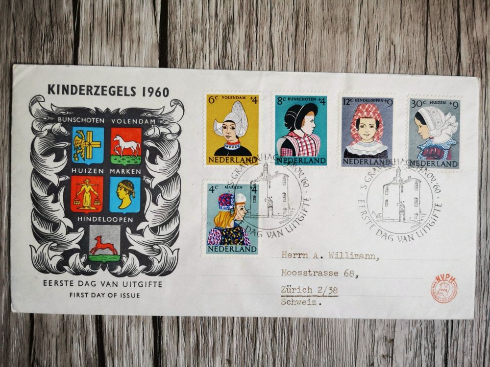 Acheter cette série de timbres des Pays-Bas de l'année 1970 (No 916/917