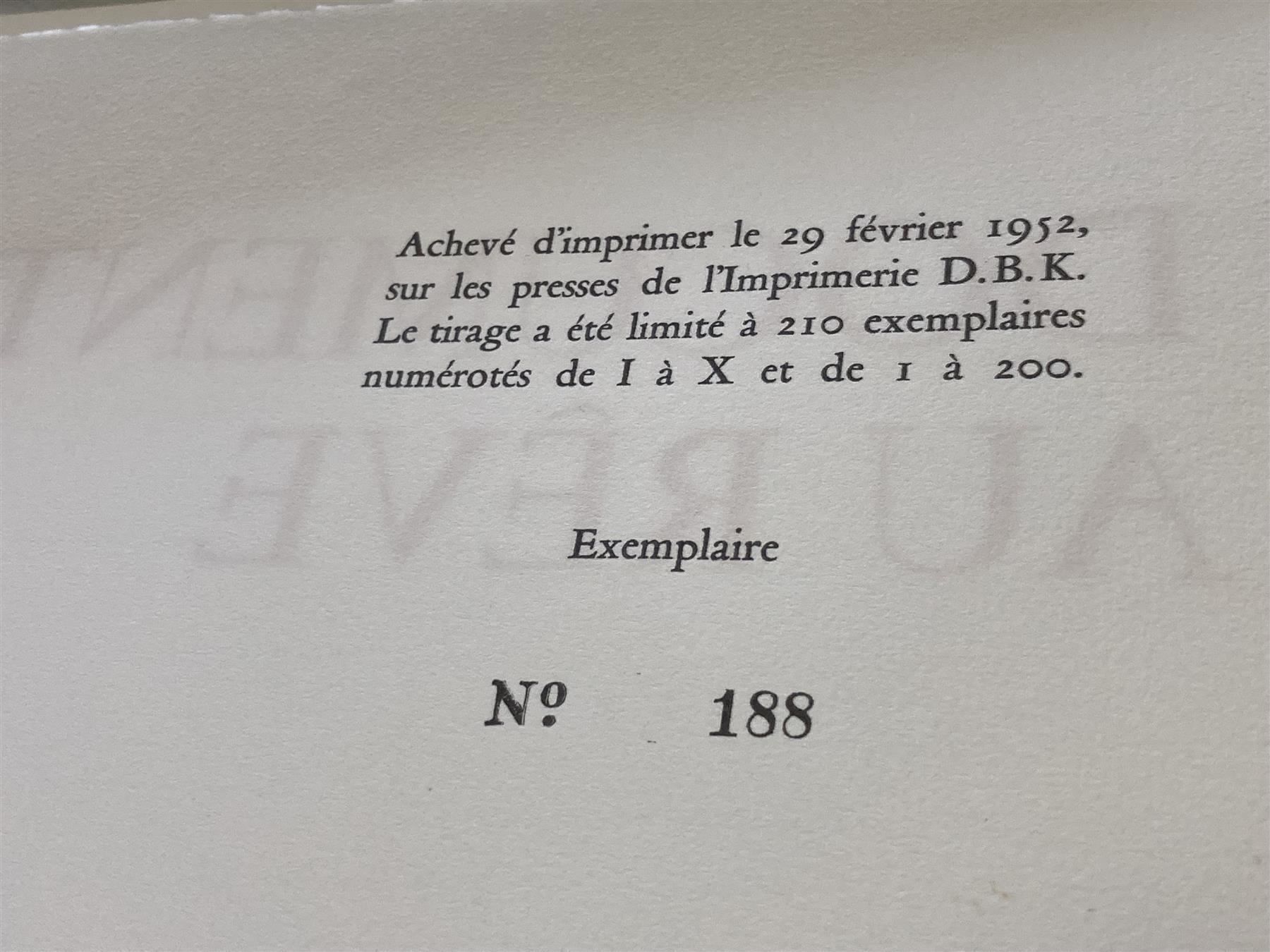 Libri: Du document au Rêve LEBEER Louis – Usato da Bern venduto da Jwpm66 3