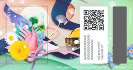 2022 Swiss Crypto Stamp Token 6 ungestempelt**