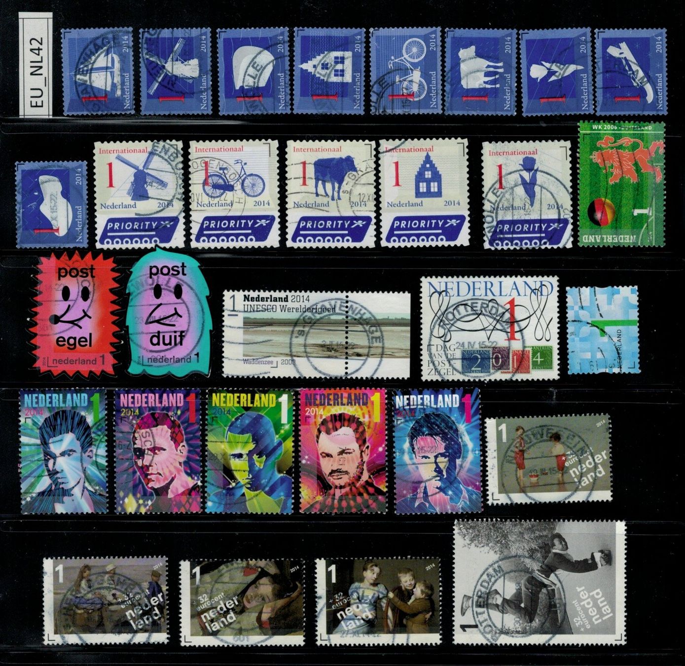 Tutti i francobolli: Niederlande 2014, EU_NL42 – Usato da Erlenbach ZH venduto da panstamps