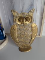 Decorative metal object owl