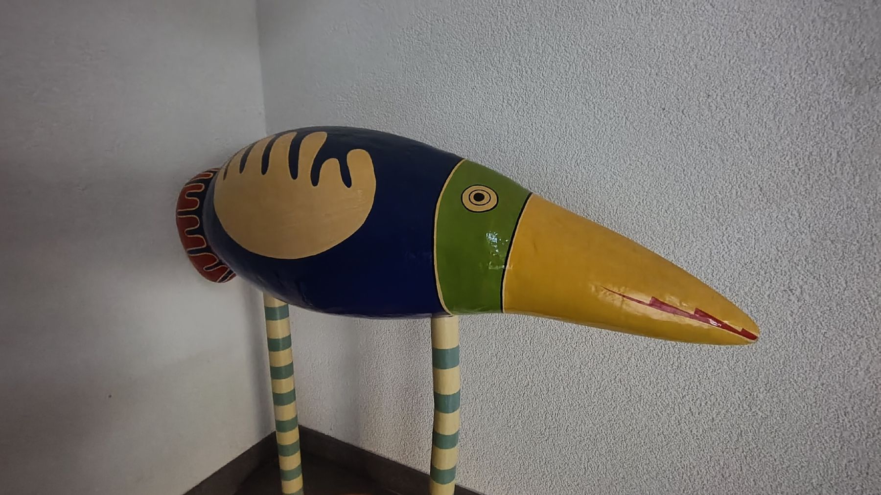 Statuette: Deko Vogel Skulptur bunt – Usato da Nennigkofen venduto da Love4al 1