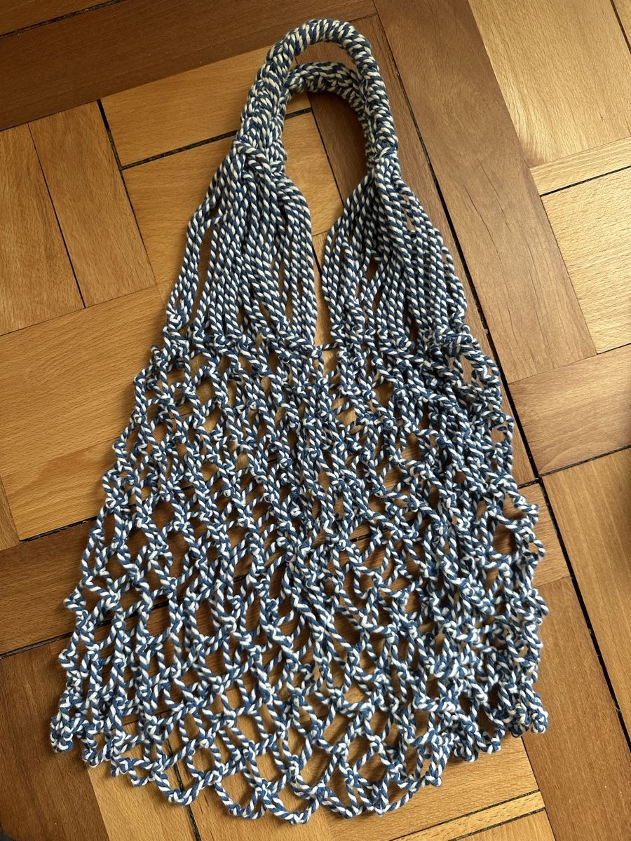 Celine Taschen: old Céline woven mesh cabas net tote – Gebraucht aus Zürich von Haafaa