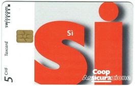 Taxcard Chip-1130 COOP Assicurazione 200 Ex ungebraucht