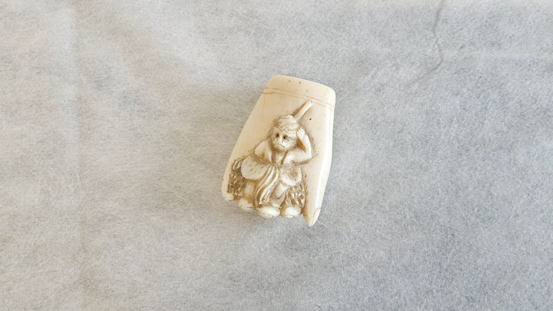 Statuette: Magnifique antique Netsuke signé – Usato da Malleray venduto da Frederic24 9