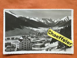 1942 Davos-Platz gegen Tinzenhorn und Piz Michel. 