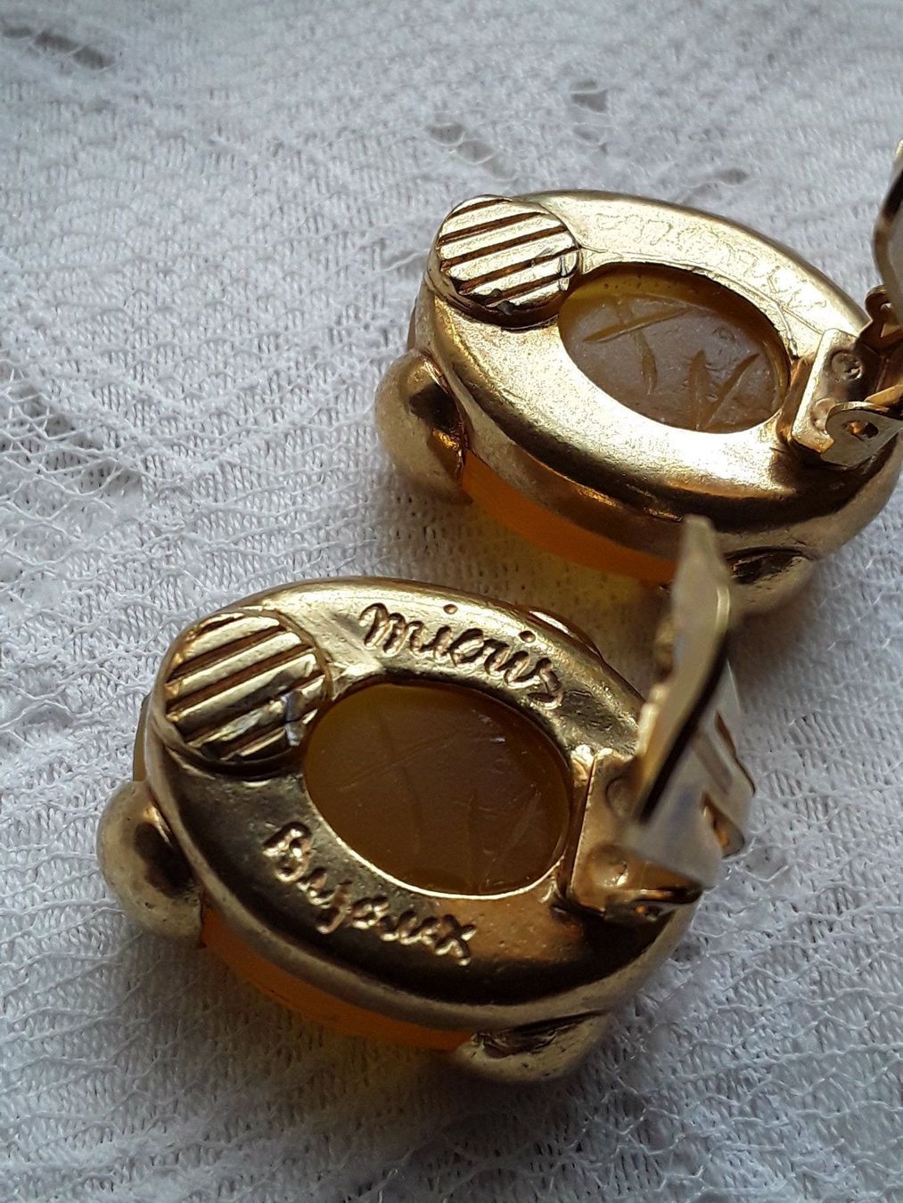 Ohrringe & -stecker: Vintage MICRIS BIJOUX PARIS Ohrclips – Gebraucht aus Zürich von helsan 2