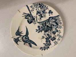 8 assiettes décoratives fin 19eme 
