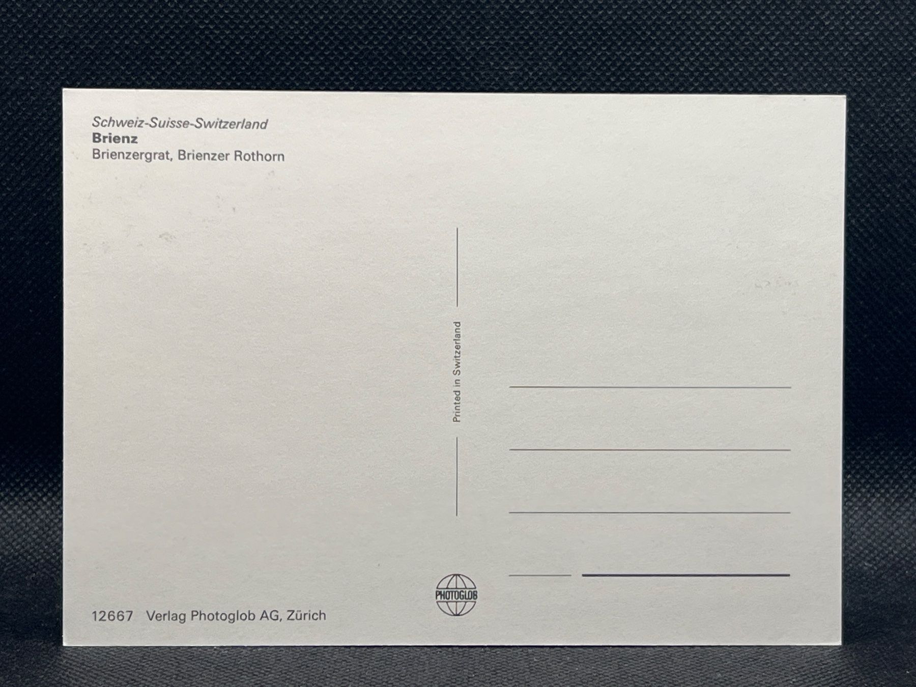 Cartes postales: Brienz Brienzergrat, Brienzer Rothorn – D'occasion à Widnau par Brusi9 1