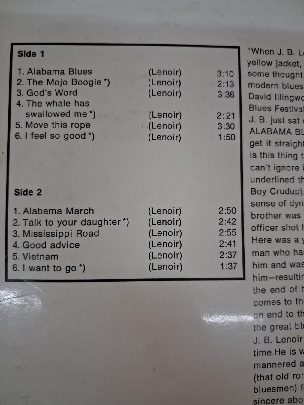 Schallplatten: Alabama Blues Schallplatte  – Gebraucht aus St. Moritz von edo_9rgm 4