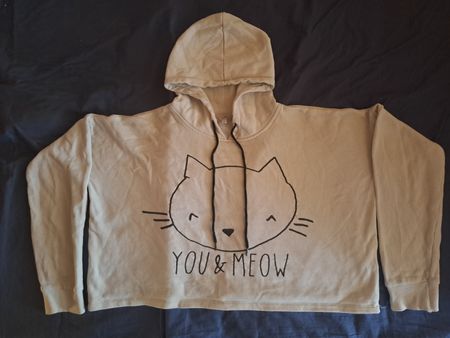 Chhi. Clothers Co. Kapuzenpullover Gr. S Katze YOU & MEOW