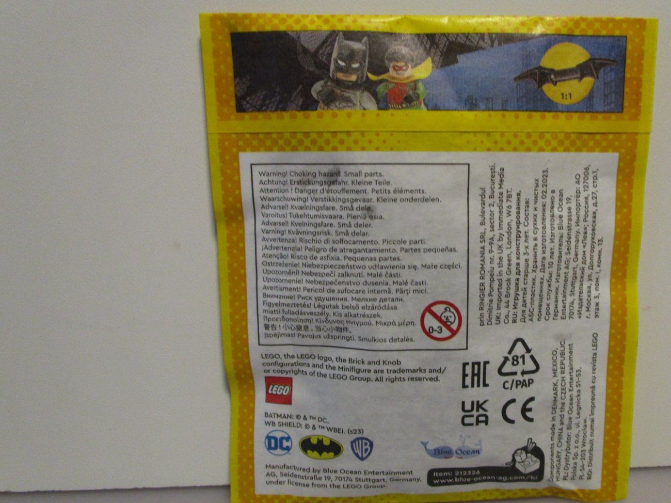 Lego Kit di costruzioni: LEGO POLYBAG BATMAN - 212326 + NOTICE – Nuovo e nell'imballaggio originale da Chêne-Bourg venduto da breno56 1