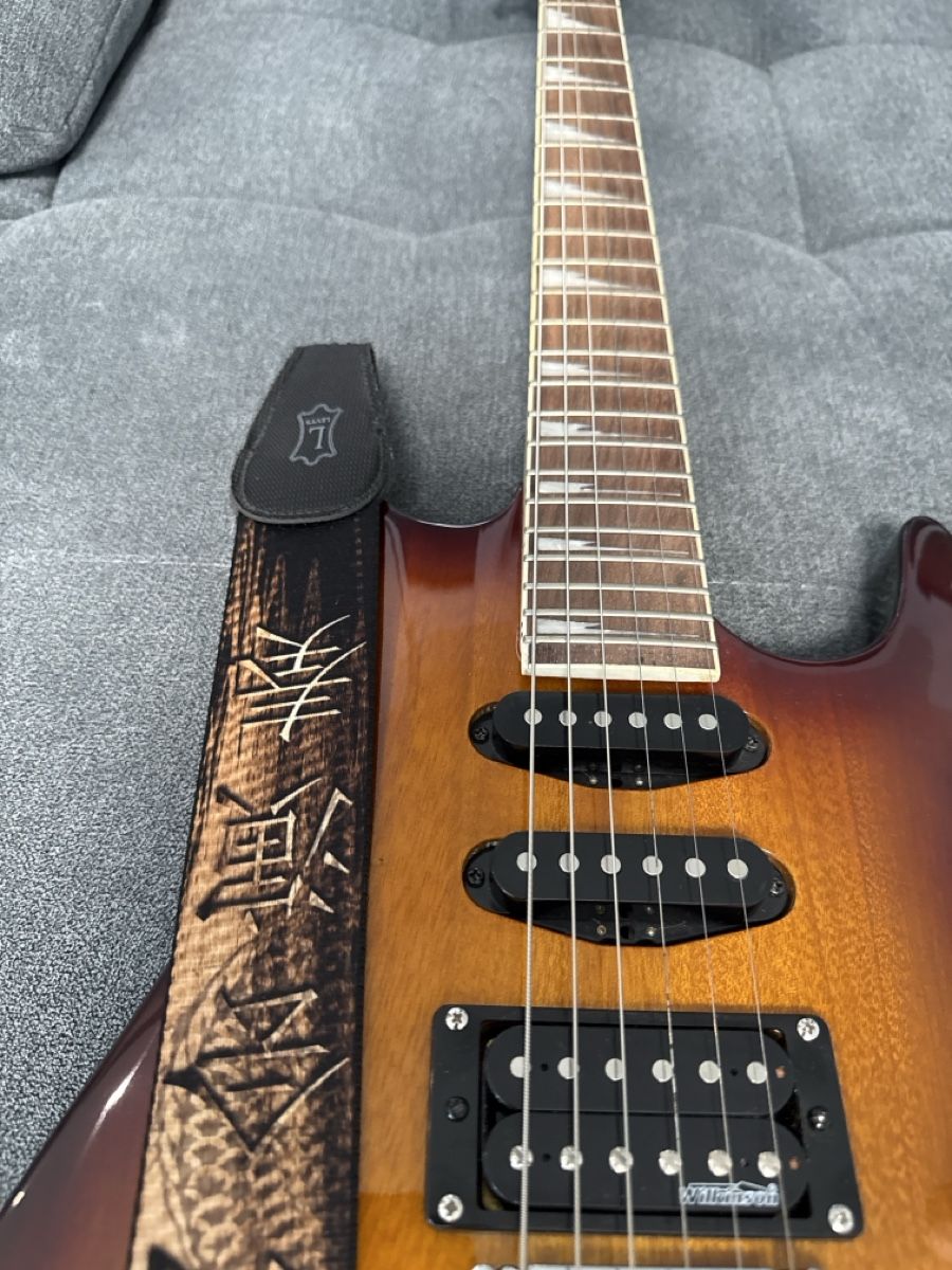 Strumenti musicali: E-Gitarre mit Gurt, neuwertig – Usato da Hunzenschwil venduto da Amblazing 4