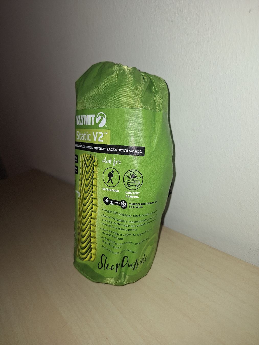 Materassi: Klymit Static V2 Schlafunterlage - Leicht & Kompakt – Nuovo (secondo la descrizione) da Stansstad venduto da Duracell__5 2