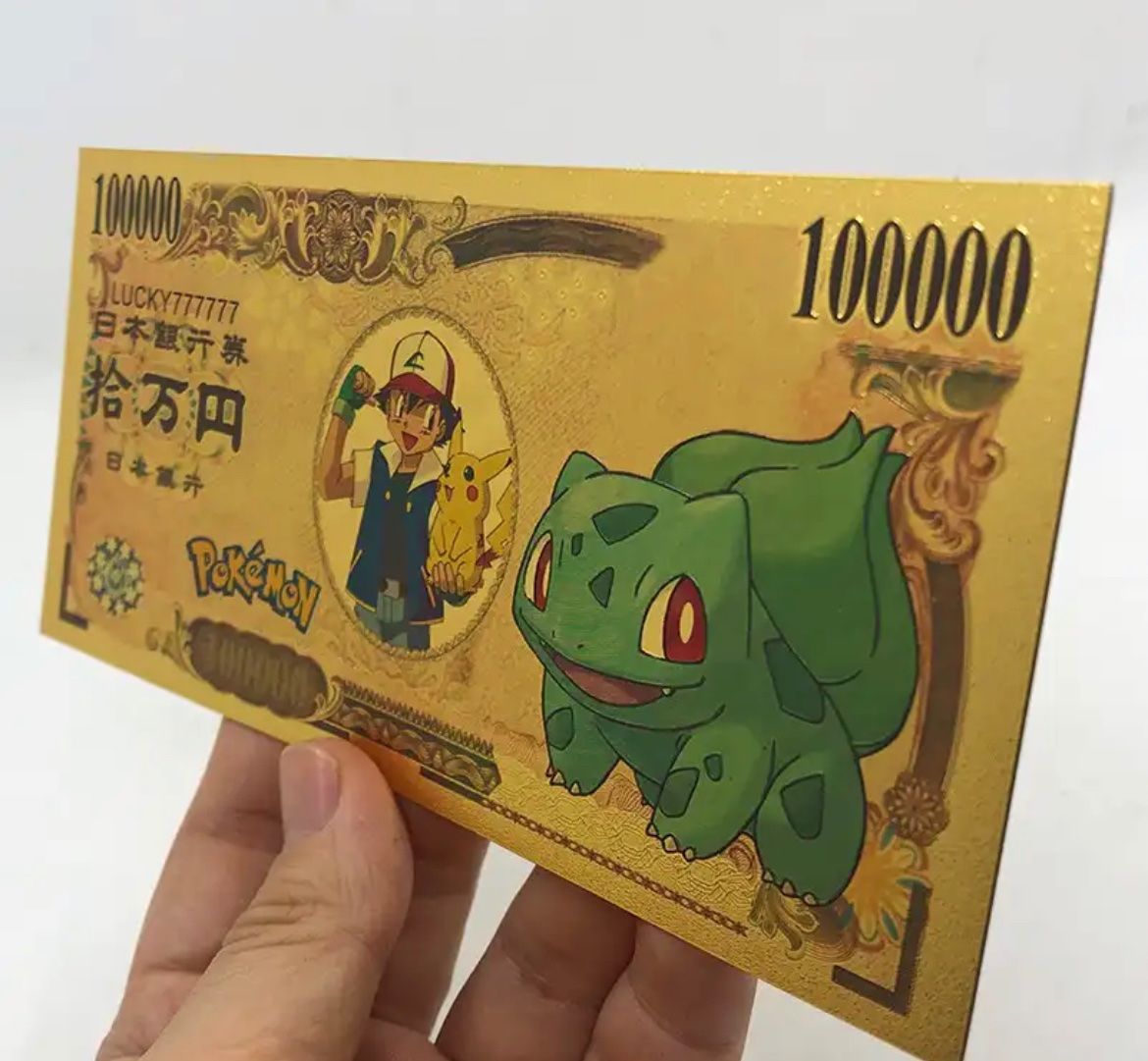 Pokémon Sammelbilder & Trading cards: Pokemon Goldene Banknote – Neu und originalverpackt aus Oberegg von Alepokemon