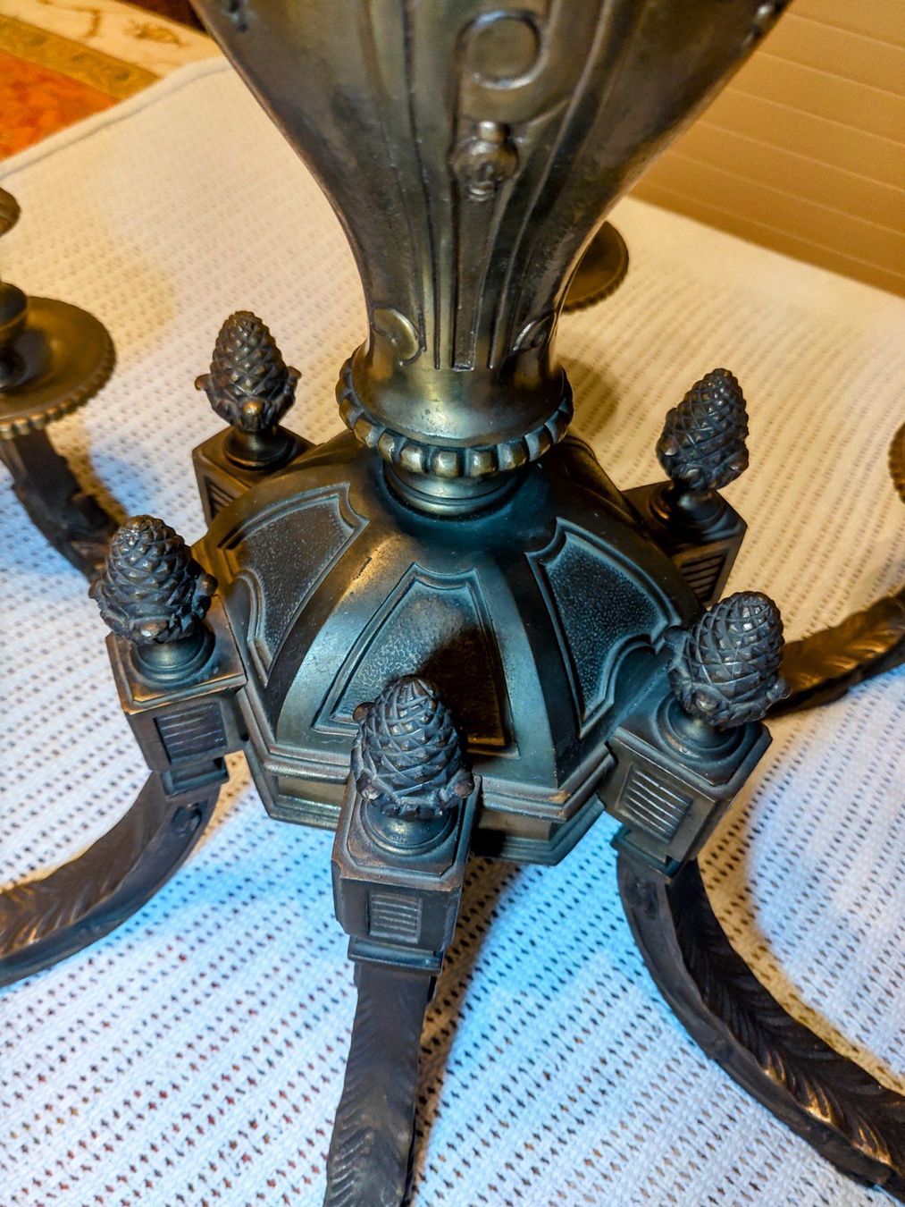 Lampadari & plafoniere: Antiker Bronze-Kronleuchter 12kg | aus Anwaltskanzlei Rom – Usato da Brugg AG venduto da Amei24 1