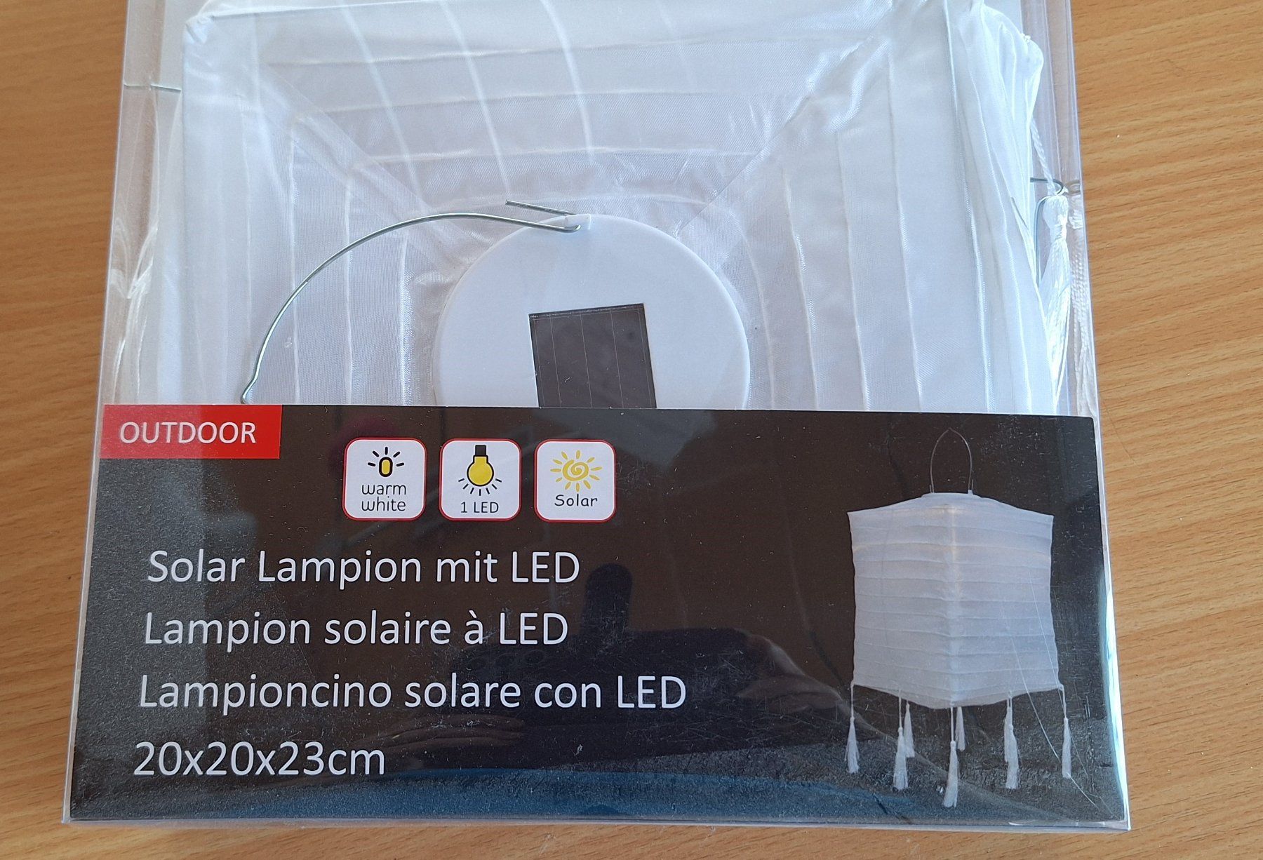 Laternen: Solar Lampion mit LED – Neu (gemäss Beschreibung) aus Balzers von Loona7 2