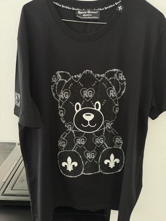 Roberto Geissini T-Shirt schwarz Grösse L Motiv Bär
