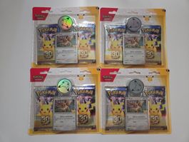 4x Pokémon 30th Celebration – 2 Blister DE OVP