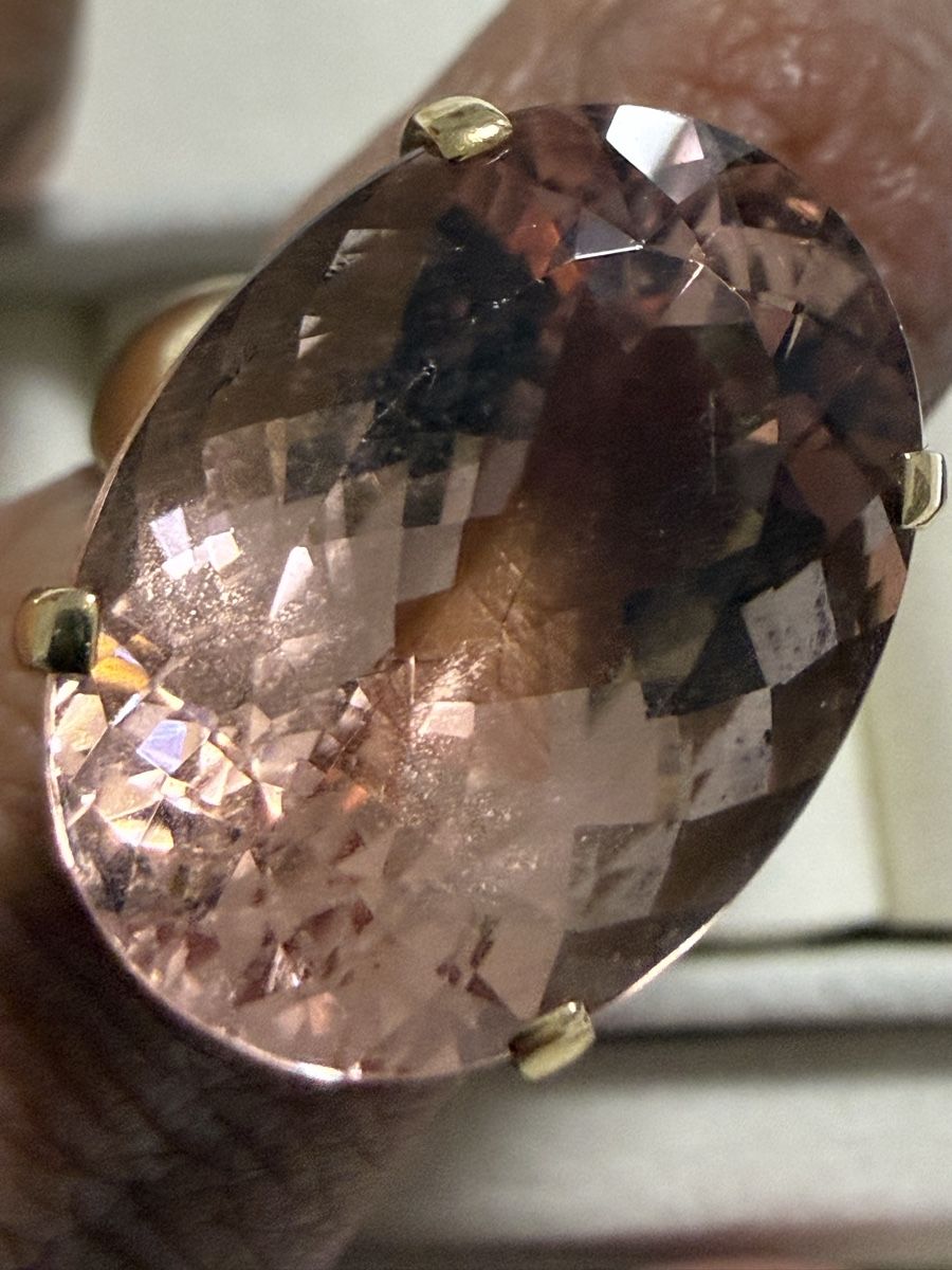 Ringe: Morganite Natural GoldRing 18k – Gebraucht aus Oberhof von RealStone 1