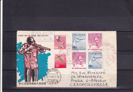 Japan 1966, premier vol de Japon à Czechoslovakia