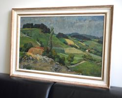 TOP Fritz Ryser Obertal Oberthal Emmental Landschaftsgemälde