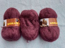 Wolle Set: 3 Stk FILATURA DI CROSA "Mohair 2000" 91% Mohair