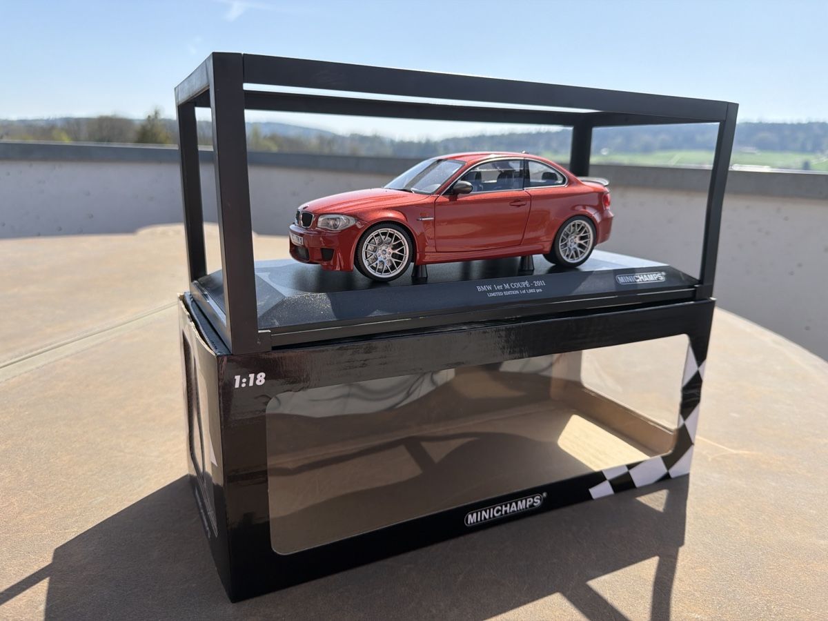 Minichamps Modellini d'auto: BMW 1er M - Minichamps - 1/18 – Nuovo e nell'imballaggio originale da Wolfwil venduto da Rolex1