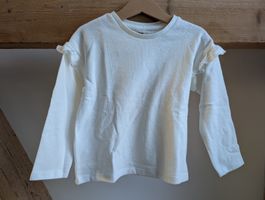 La Redoute Langarmshirt Gr. 104 weiss, neu, Mädchen