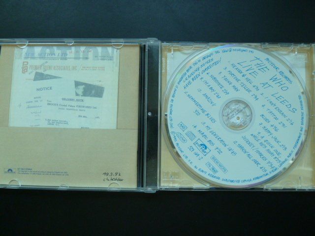 CD: WHO - Live at Leeds – Nuovo e nell'imballaggio originale da Au ZH venduto da sikoku 1
