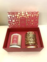 Set di candela profumata e lanterna GRANADO 'Rose Sublime'