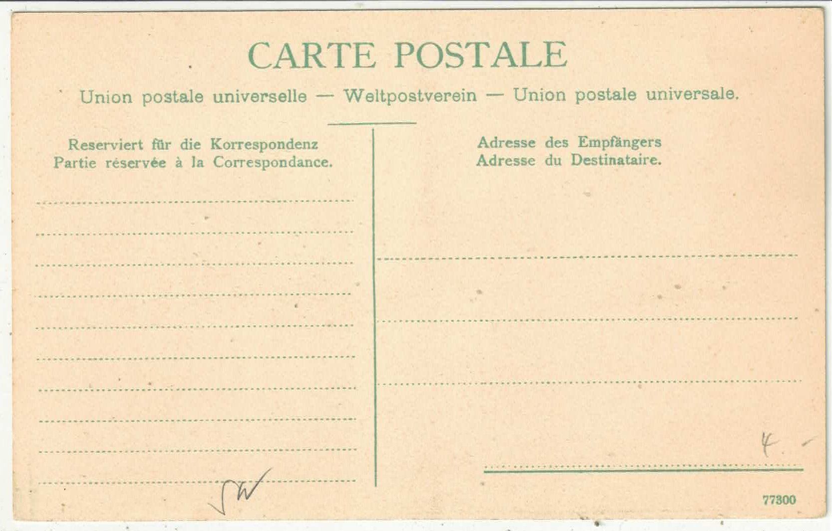 Ansichtskarten: Moudon - Chateau Rochefort - Litho – Gebraucht aus Ettingen von Kartenplanet 1