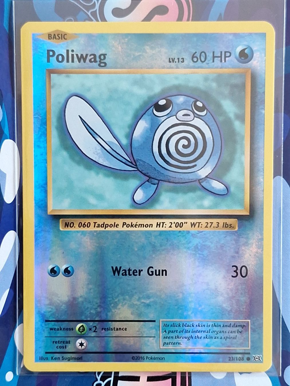 Pokémon Carte collezionabili: Poliwag Quapsel - Reverse Holo XY Evolutions Pokemon - #7.7 – Usato da Altstätten SG venduto da GGsGameshop