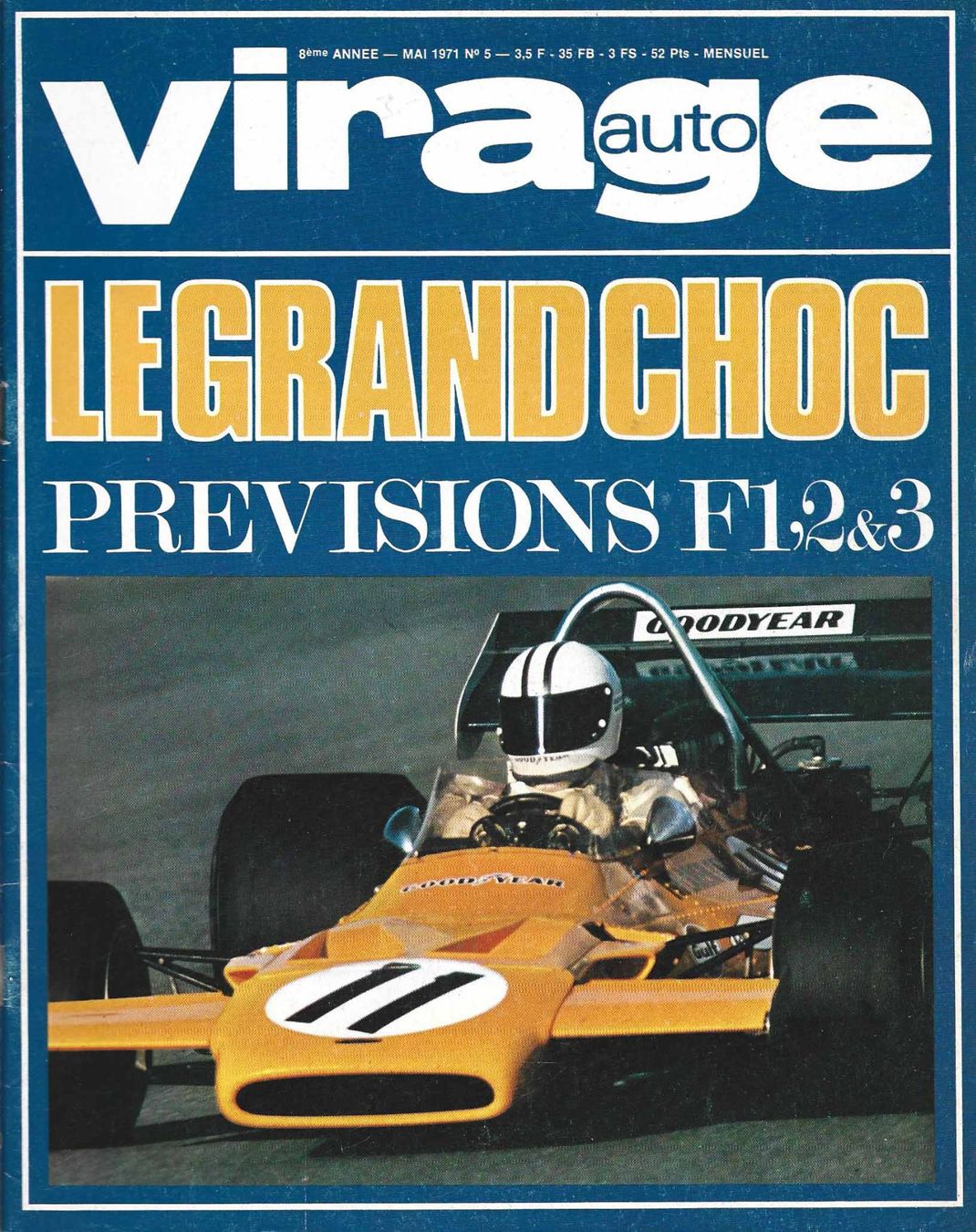 Libri: Virage, mai 1971 – Usato da Fontainemelon venduto da Jice12