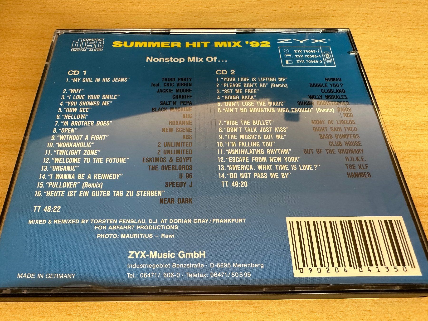 CD: Various – Summer Hit Mix '92 - 2 CD – Usato da Rikon im Tösstal venduto da Alpenmutz 1