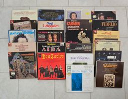 LP Sammlung mit diversen Alben, Oper und Operette