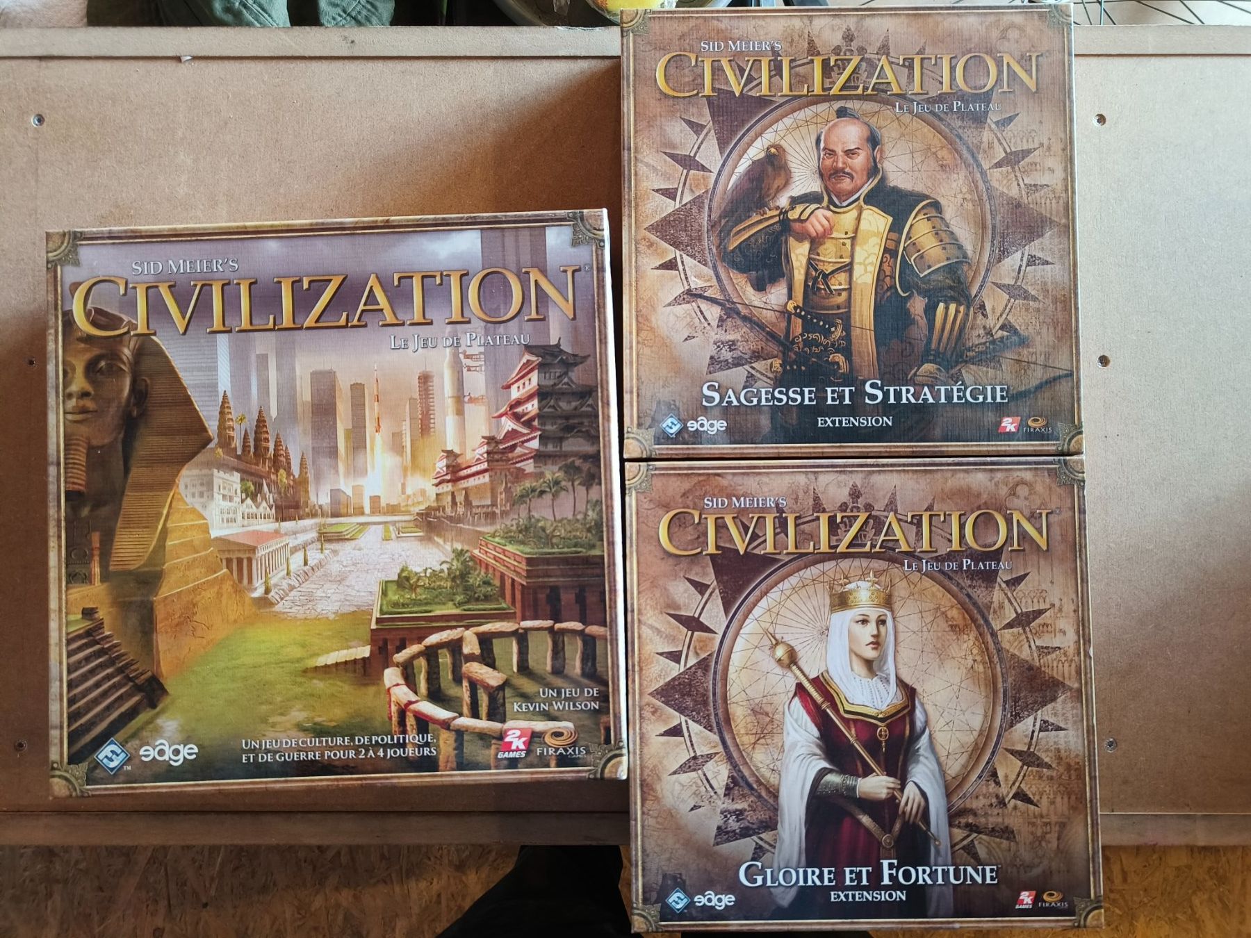 Spiele: Civilization (FR) + extensions – Gebraucht aus Fribourg von Kazanthul