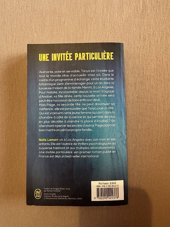 Bücher: Nelle Lamarr - une invitée particulière  – Gebraucht aus Champagne von cic_99h5 1