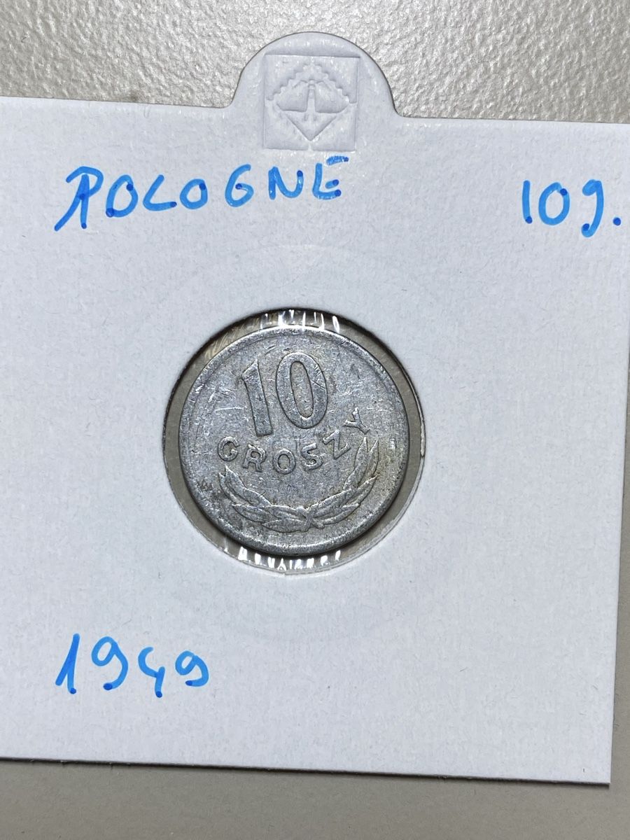 Toutes les monnaies: Pologne - 10 Groszy - 1949 – D'occasion à Payerne par Mike1682