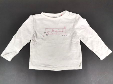 S.OLIVER Langarmshirt Weiss Gr. 68